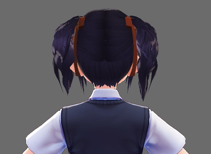 Fluffy pigtails【vroidヘアプリセット】