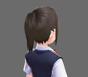 Simple ponytail【vroidヘアプリセット】