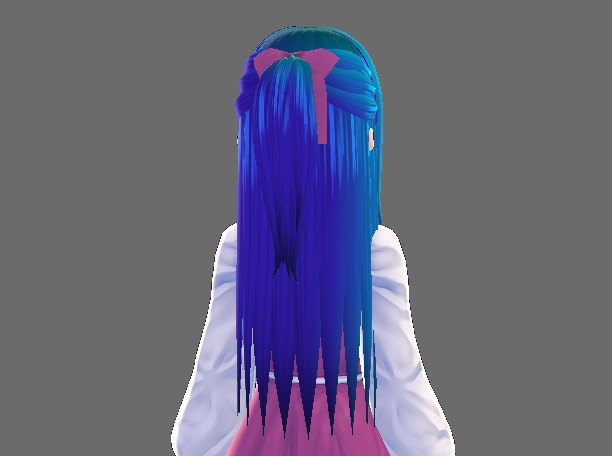 Half up ponytail【vroidヘアプリセット】