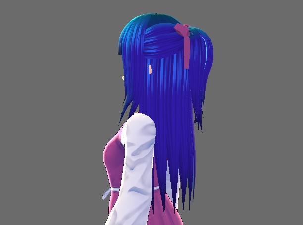 Half up ponytail【vroidヘアプリセット】