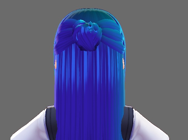 Half up bun【vroidヘアプリセット】