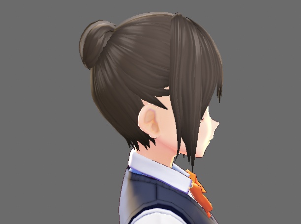 Simple bun【vroidヘアプリセット】