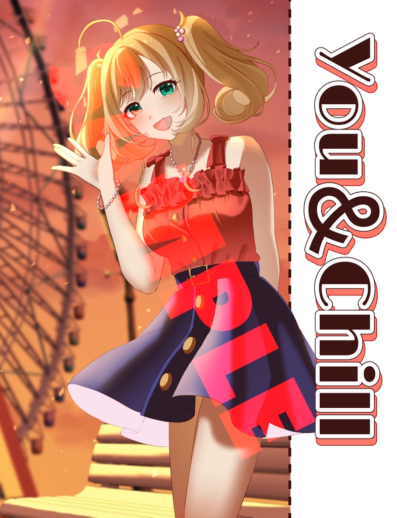 シンデレラガールズ　遊園地イラスト本