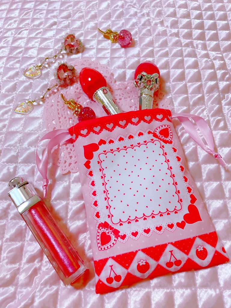 ミニ巾着ポーチ