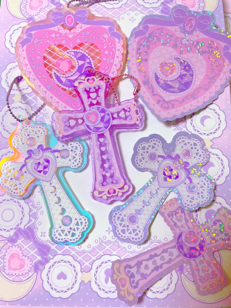 ゆめかわアクリルキーホルダー