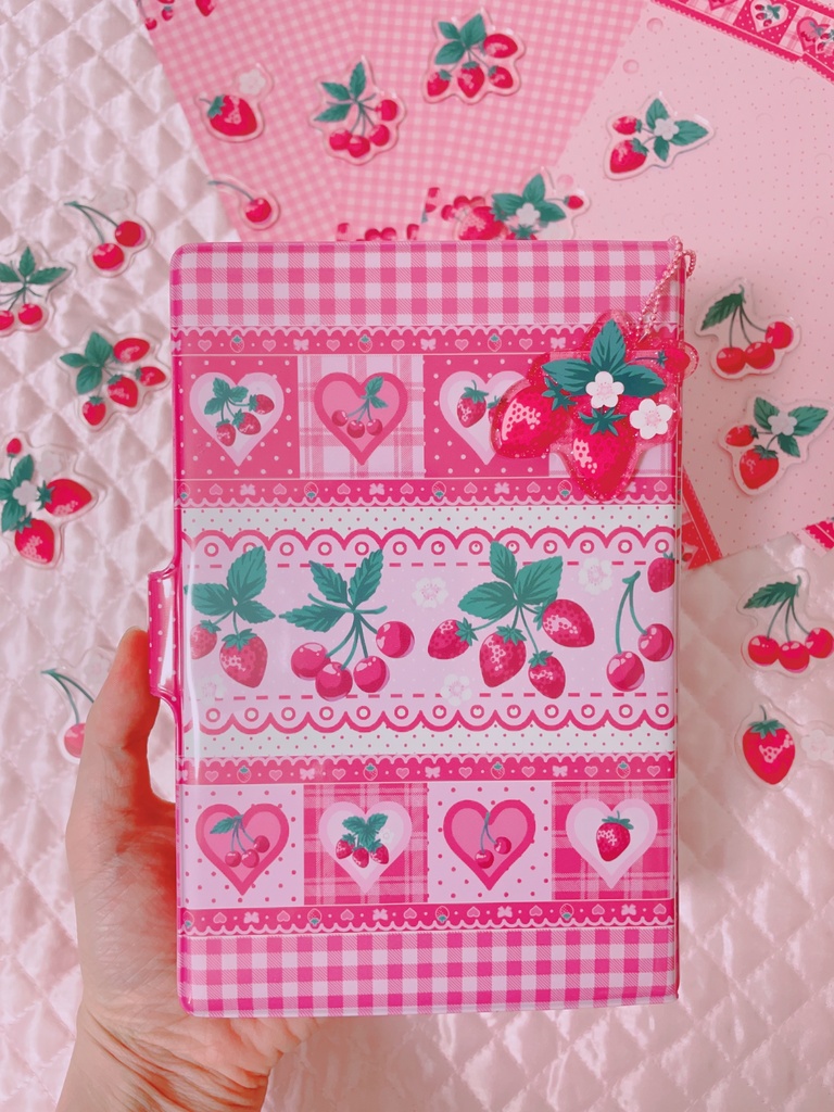 新作🍓シール帳リフィル、リング手帳