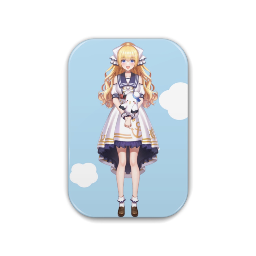 ほのかかのんの角丸缶バッジ