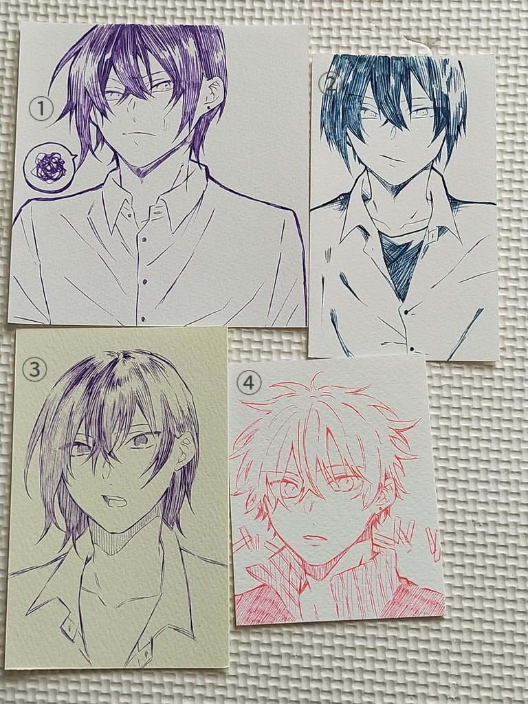 ガラスペンイラスト