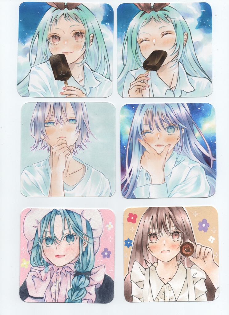 手のひらペーパー原画