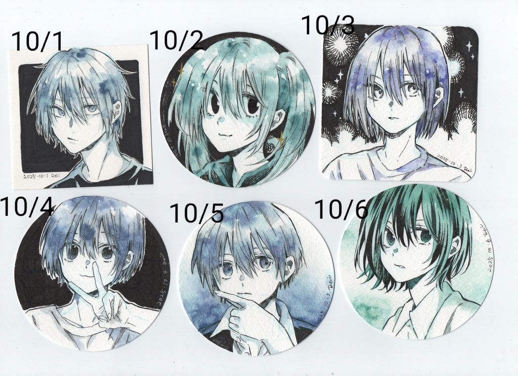 水彩マラソン10/1〜10/6