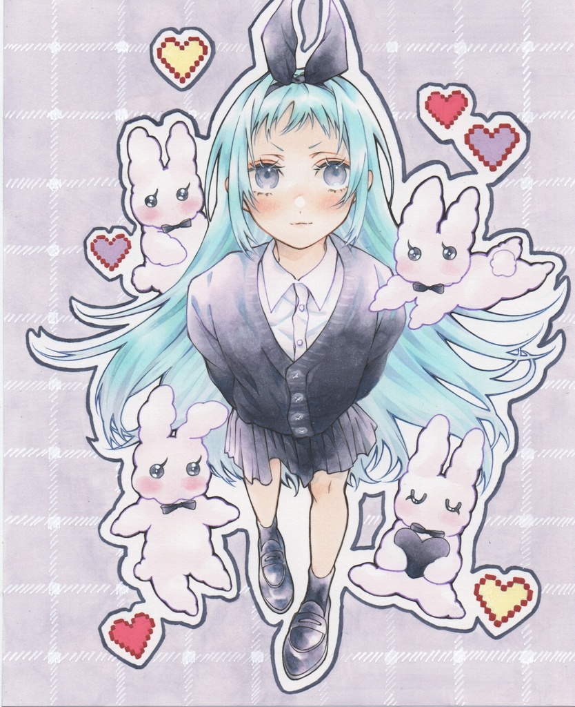 コピック原画 うさぎ