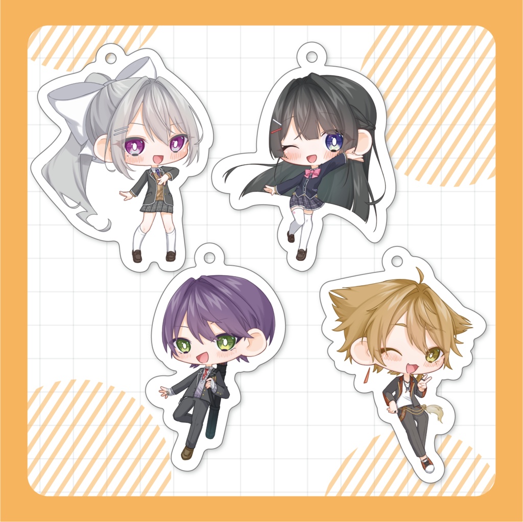 【非公式】かえみとがびとアクリルキーホルダー