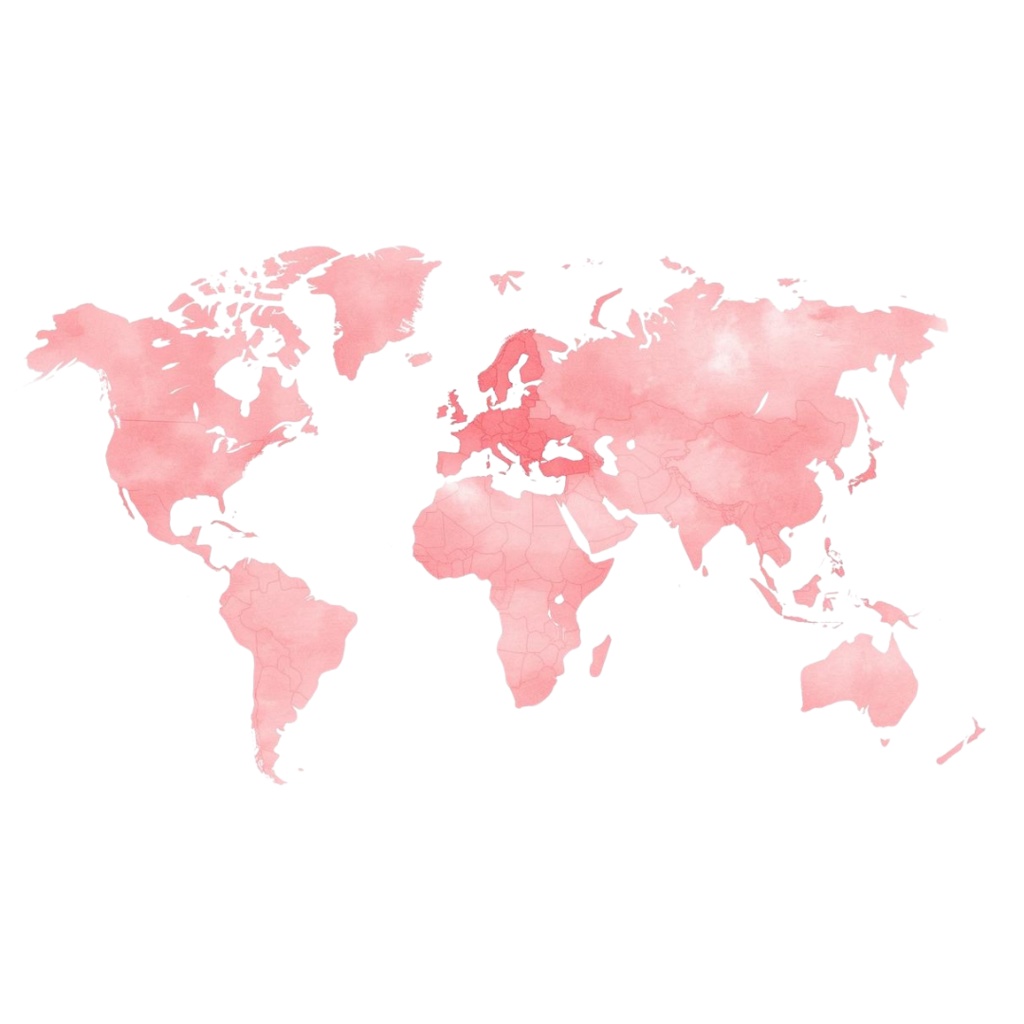 ピンクでアンティークな可愛い水彩クリップアート10点セット