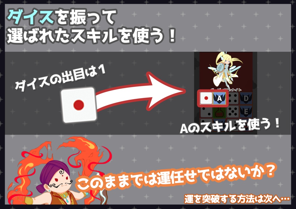 【デジタルボードゲーム】クアッドブレイブス【体験版】