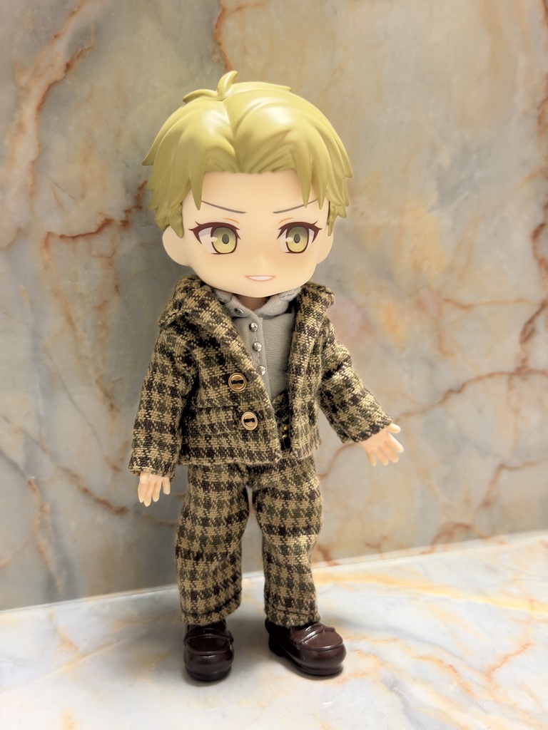 スーツセット チェック ベージュ系(パンツ)