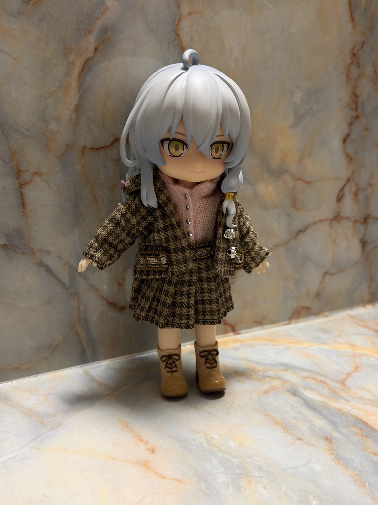 スーツセット チェック ベージュ系(スカート)