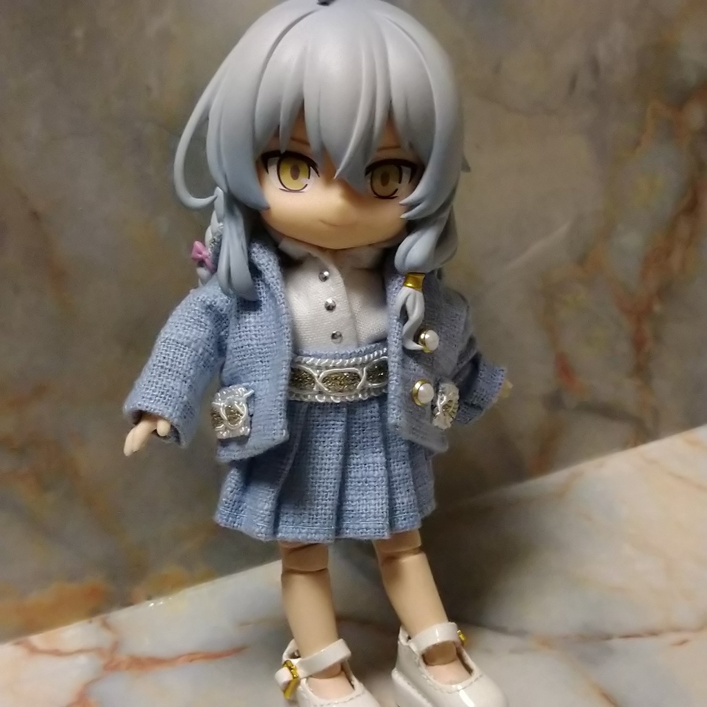スーツセット 淡ブルー(スカート)