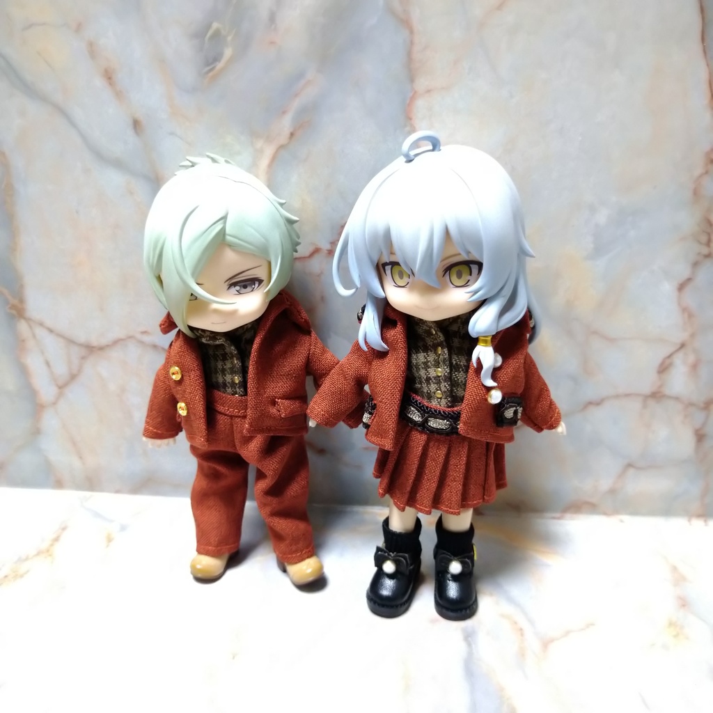 スーツセット テラコッタ《深いオレンジ色》(スカート)