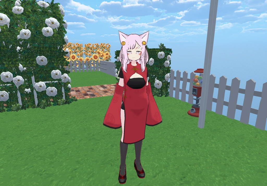 無料　VRoid 旗袍　チャイナ服　女性用