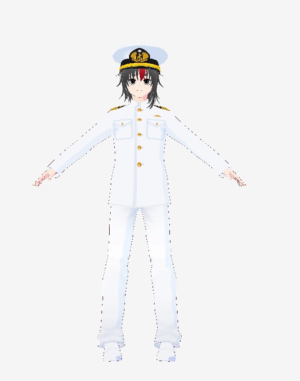 VRoid用海上自衛隊制服(夏)(男)(幹部)