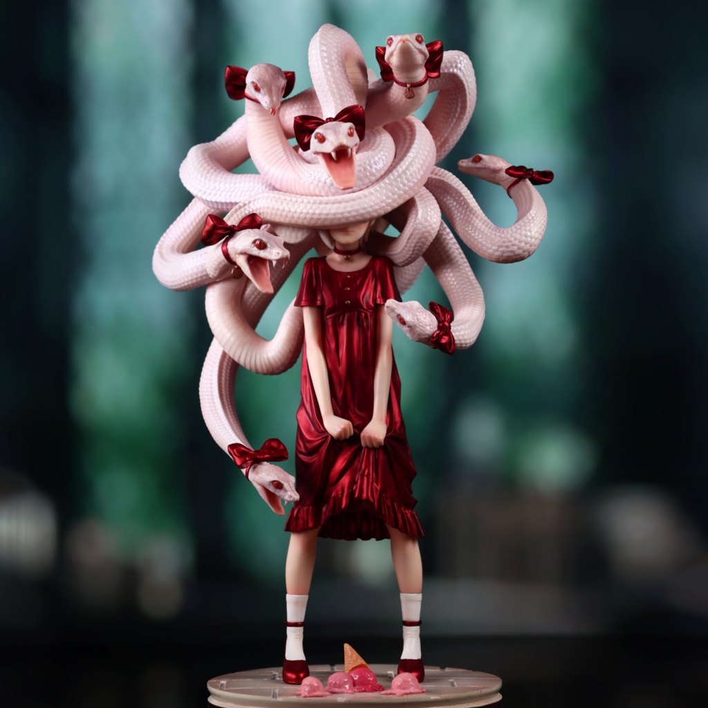 Medusa Girl-Crimson Viper｜Xで人気のイラストレーターによるオリジナルキャラフィギュア