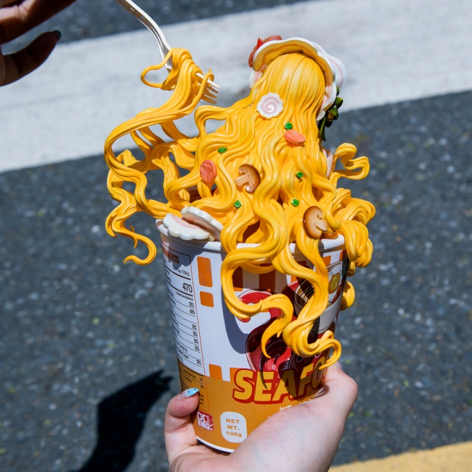 Noodle Fairies‑Seafood Flavor 杯面少女‑海鲜浓汤 限定レジンフィギュア