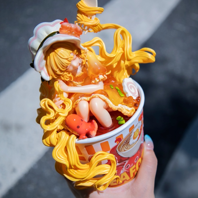 Noodle Fairies‑Seafood Flavor 杯面少女‑海鲜浓汤 限定レジンフィギュア