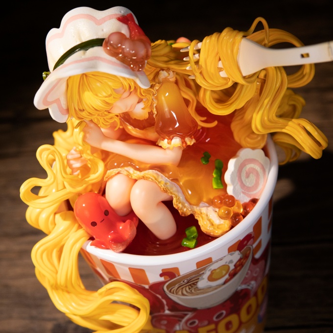 Noodle Fairies‑Seafood Flavor 杯面少女‑海鲜浓汤 限定レジンフィギュア