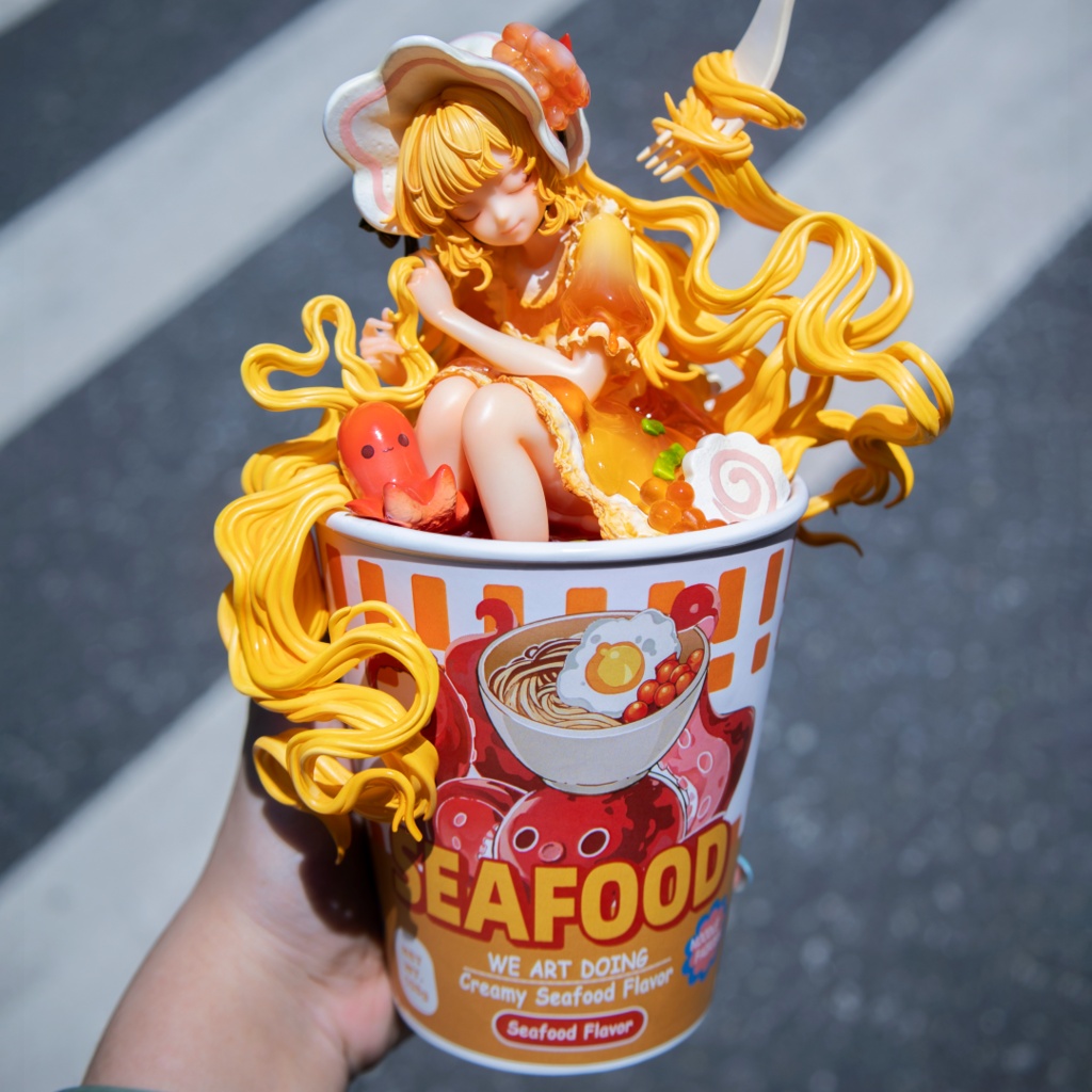 Noodle Fairies‑Seafood Flavor 杯面少女‑海鲜浓汤 限定レジンフィギュア