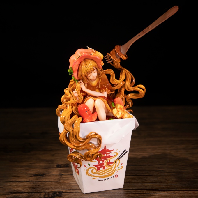 Noodle Fairies – Original Sauce 炒面少女‑定番ソース レジンフィギュア
