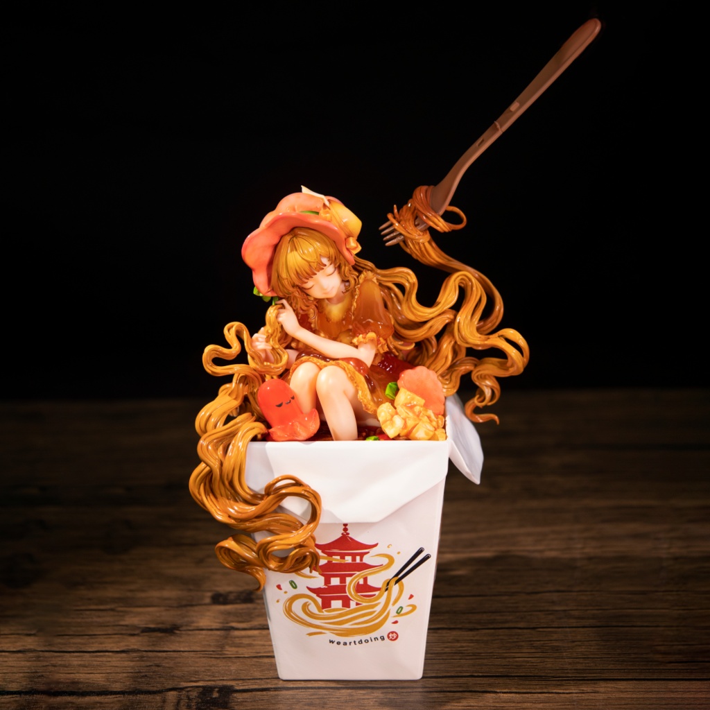 Noodle Fairies – Original Sauce 炒面少女‑定番ソース レジンフィギュア