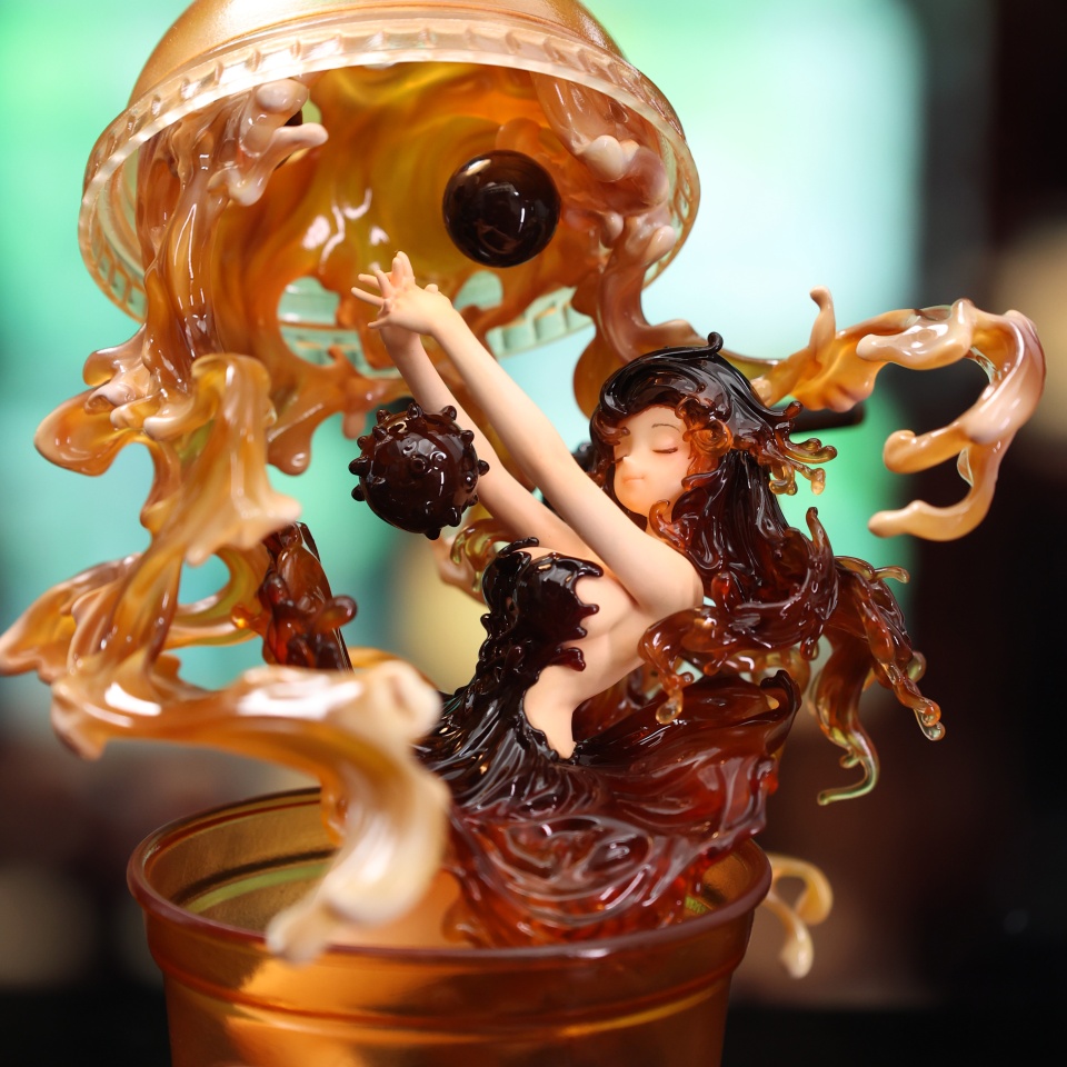 ボバフェアリーズ 黒糖パール 塗装済完成品 タピオカミルクティー オリジナルフィギュア