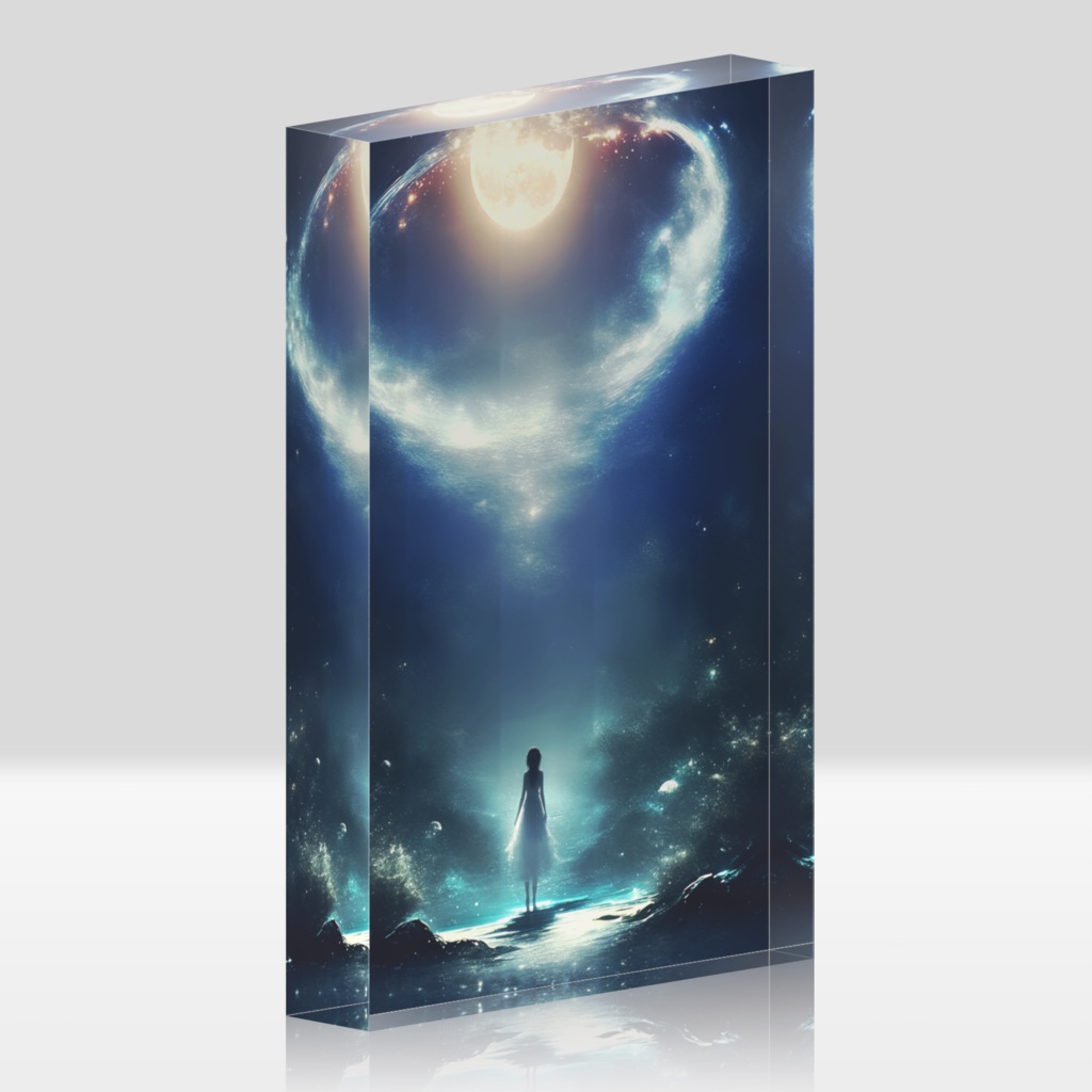 月に沈む -アクリルブロック