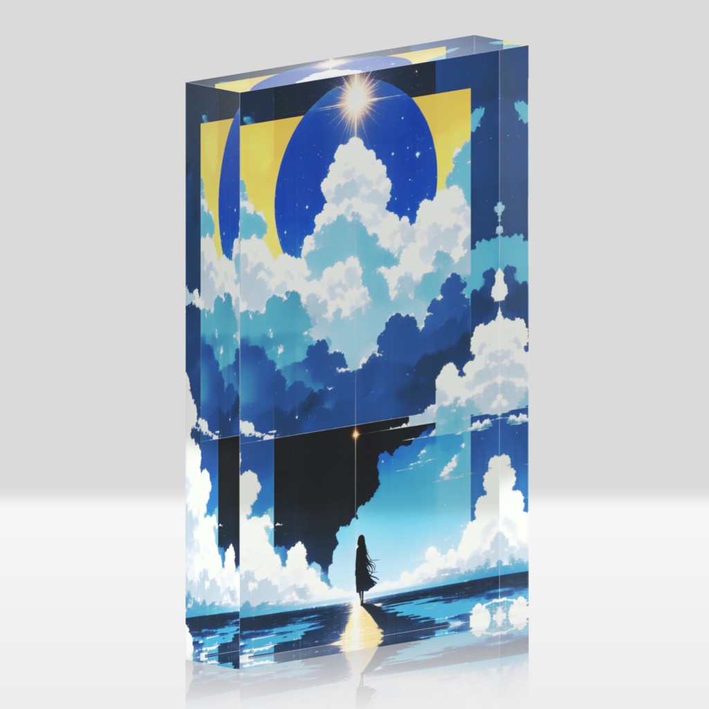 Canvas of Clouds アクリルブロック
