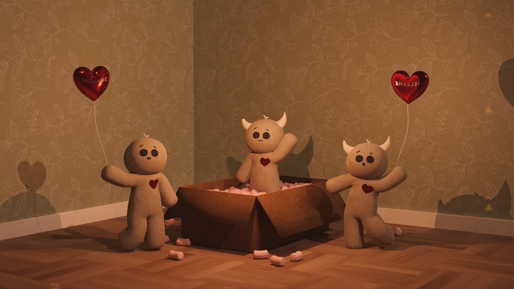 オリジナルVRMアバター Frangy (ツノあり)