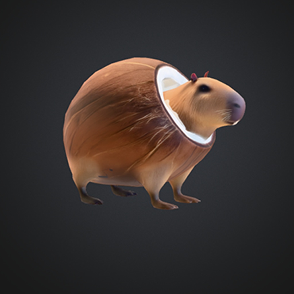 【ブレインロット / Brainrot】ローポリ3Dモデル・FBX｜BurbaloniLulililoli（バルバロニ・ルリリロリ）｜Fortnite UEFN・Roblox対応｜PBR（Color/Normal/Roughness/Metallic）