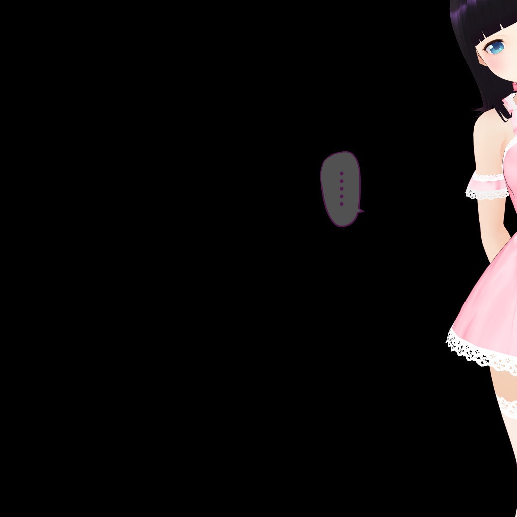 VRoid エプロンちゃん(ネコミミ&ネコミミサンダル)