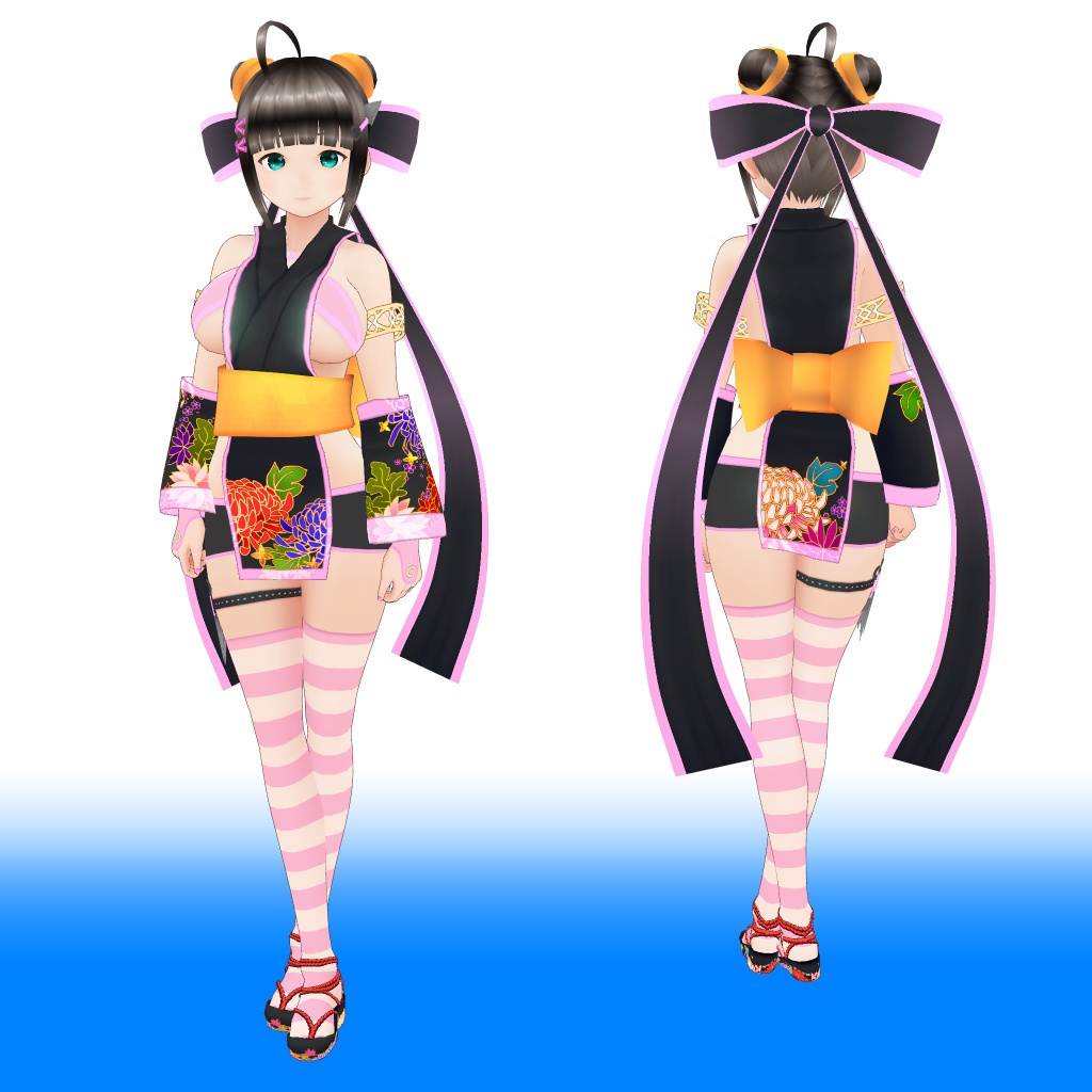 【VRMモデル】妹忍者クナイちゃん(通常版)