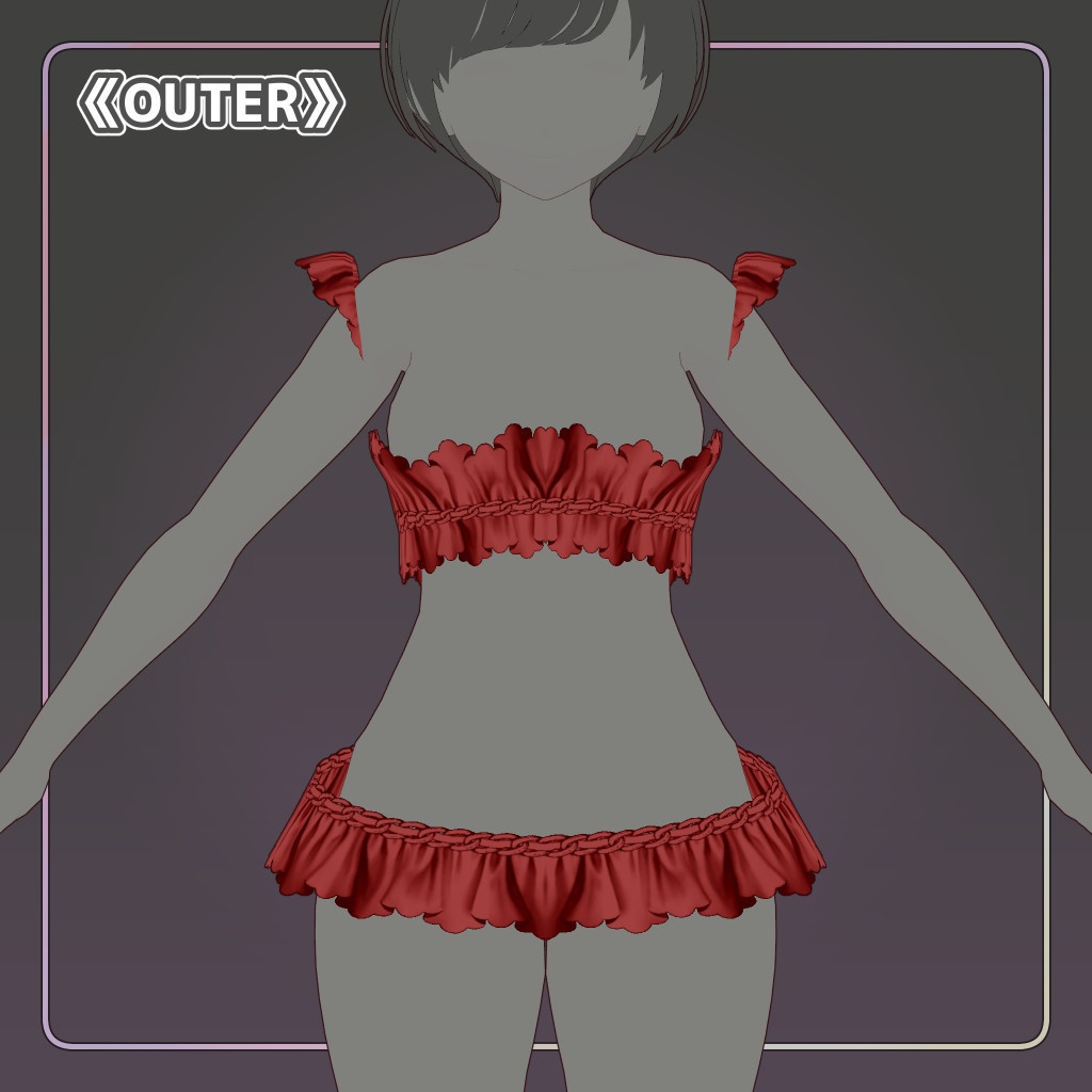 VRoid衣装 サキュバスのコスチューム