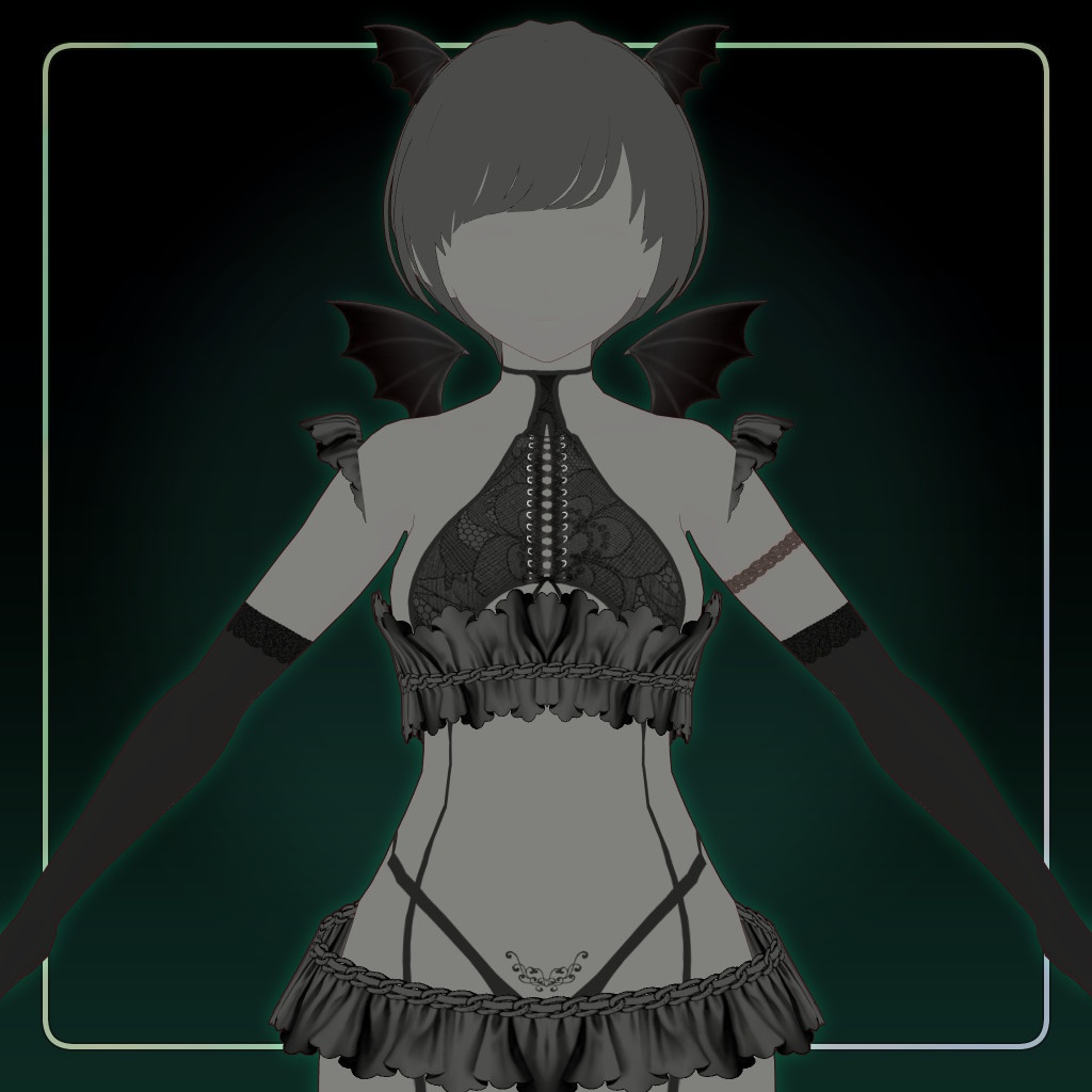 VRoid衣装 サキュバスのコスチューム