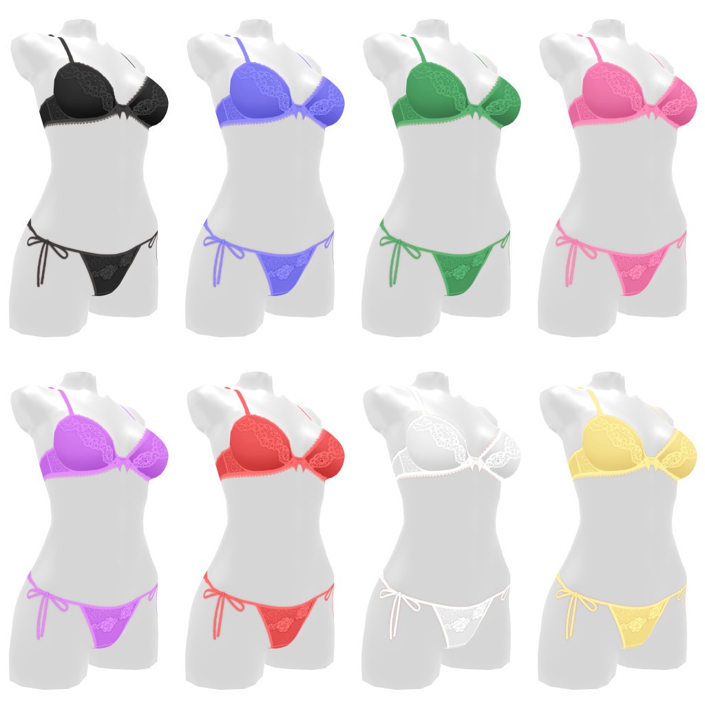 VRoidランジェリー409 リトルローゼズ