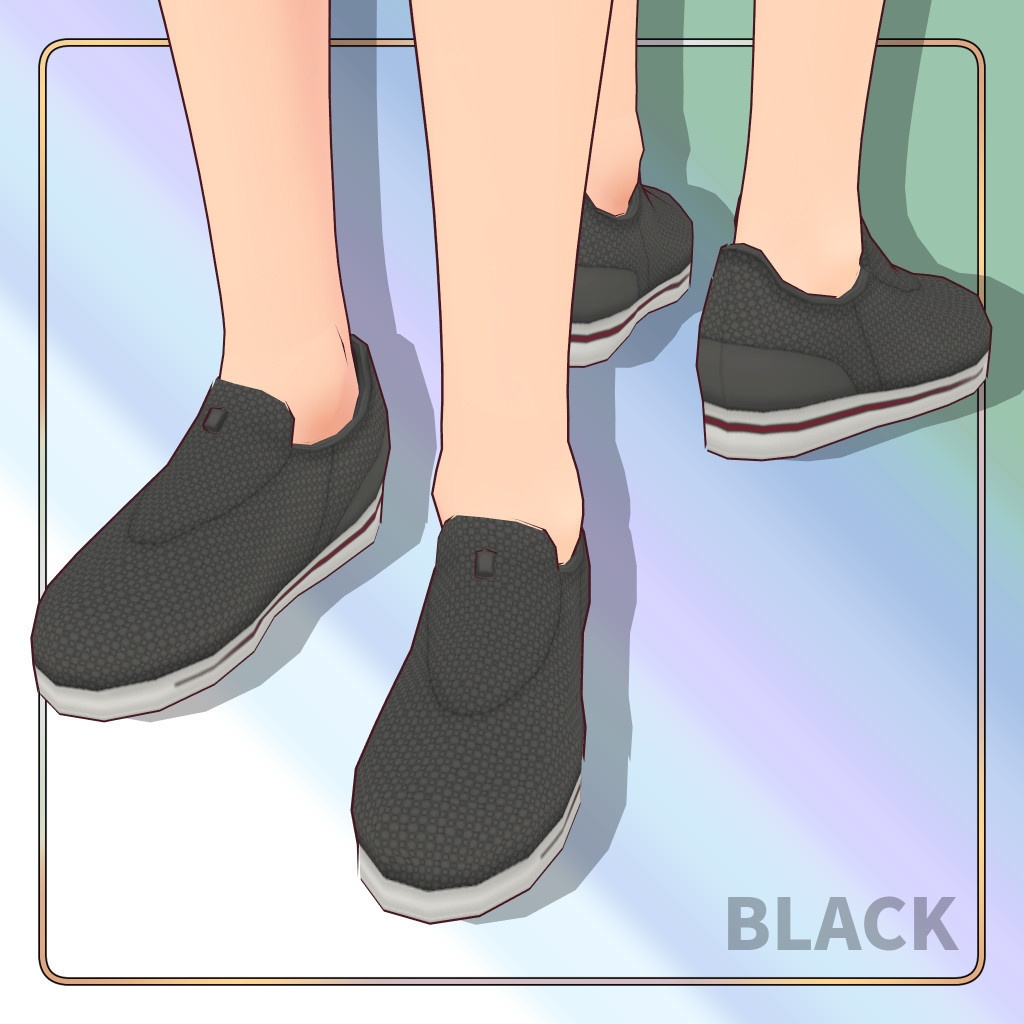 VRoid衣装 メッシュのウォーキングシューズ