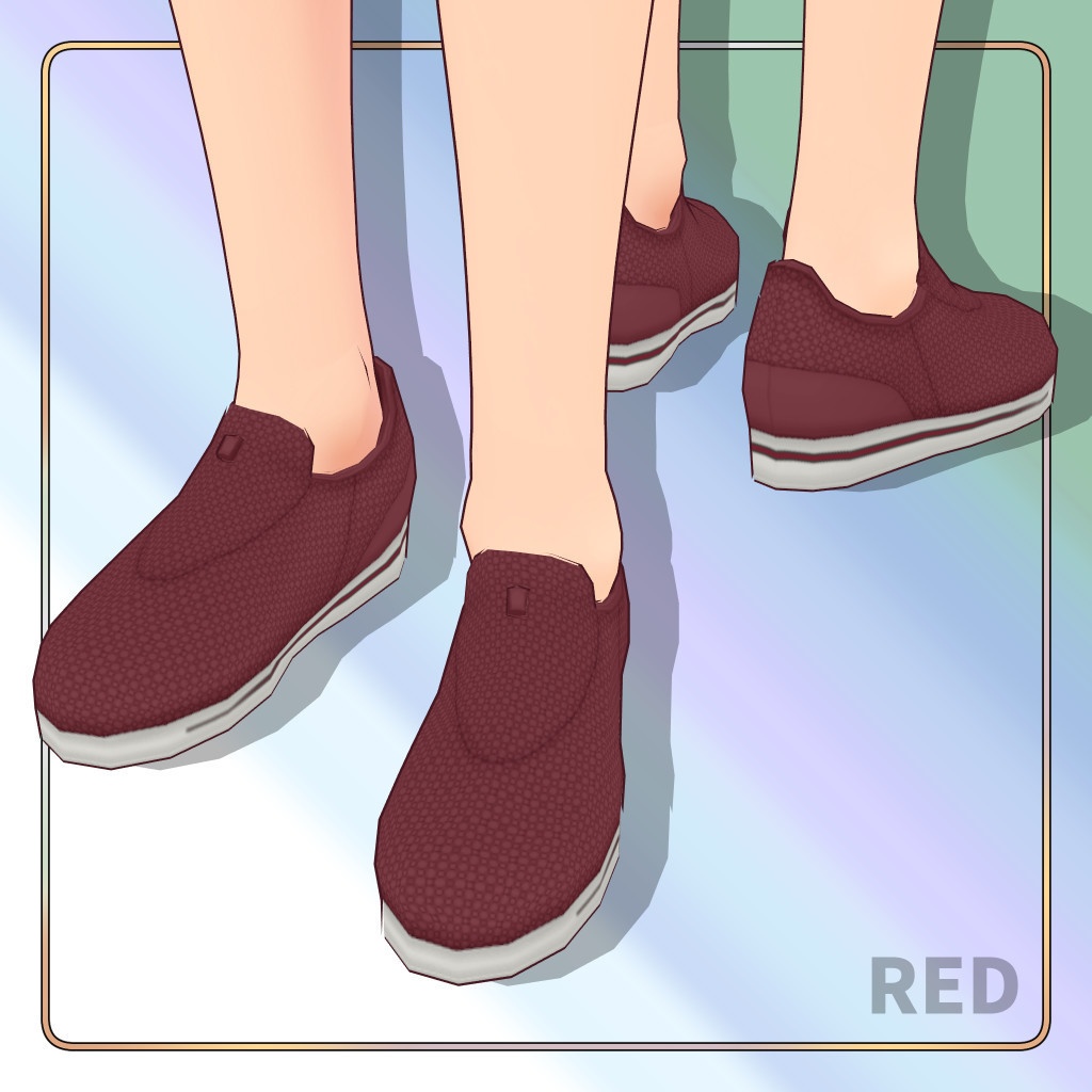 VRoid衣装 メッシュのウォーキングシューズ