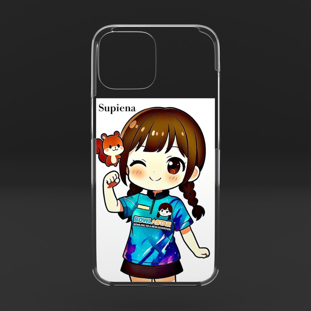 iPhoneクリアケース ノムスクワールブルー