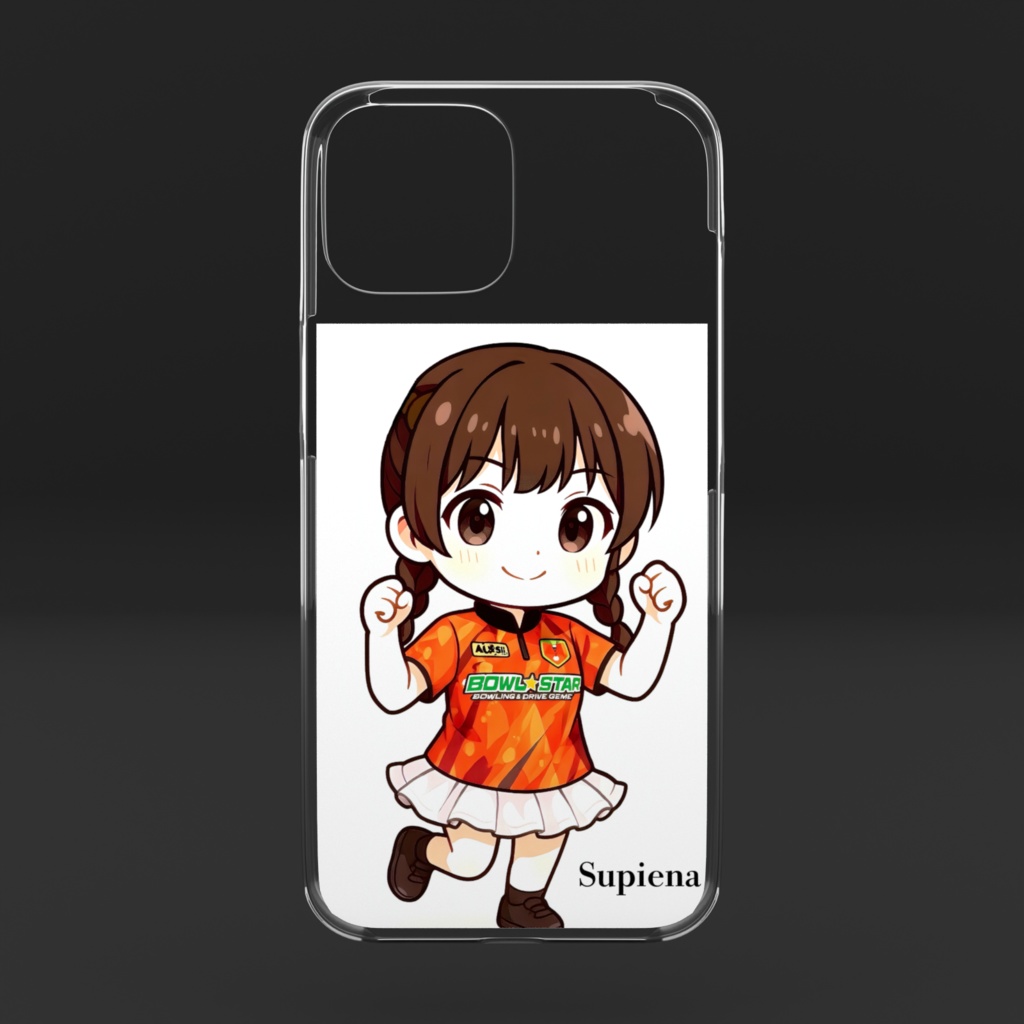 iPhoneクリアケース ノムスクワールオレンジ