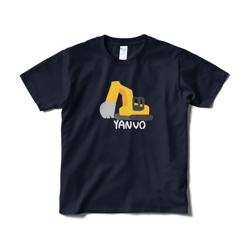 YANVO Tシャツ - ネイビー