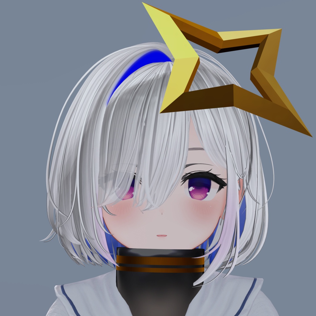 【VRC想定モデル】天使の手裏剣