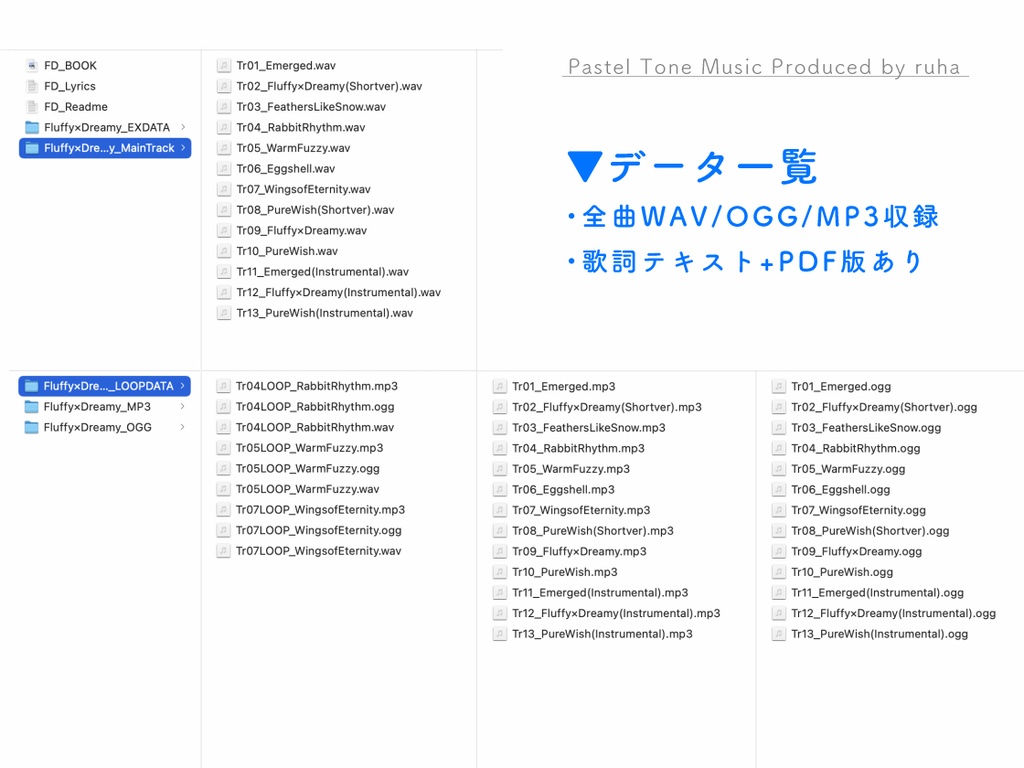 【DL/BGM利用可】Fluffy×Dreamy【M3-2022春】