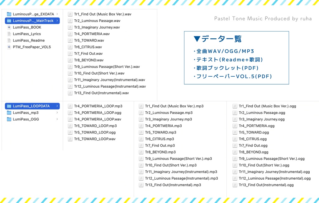 【CD/DL/BGM利用可】Luminous Passage【M3-2023春】