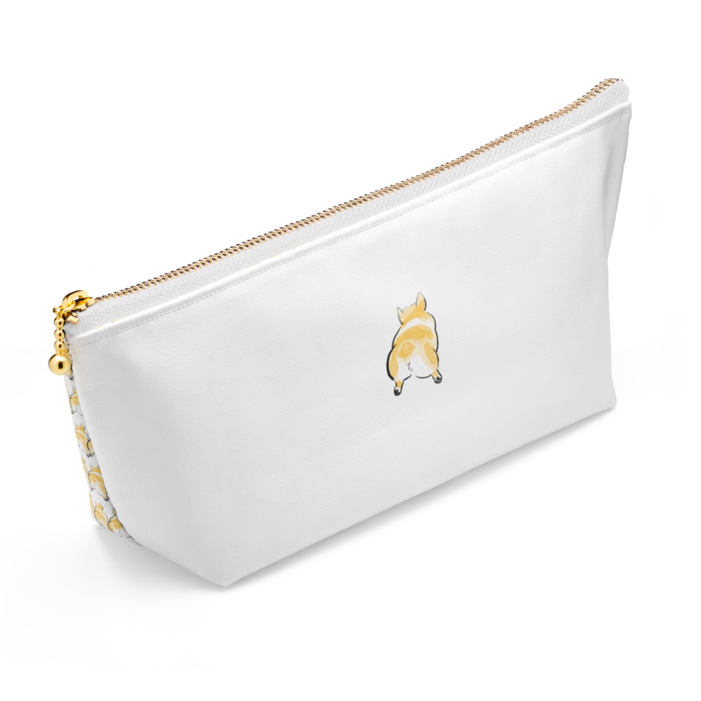 コーギーのお尻(コギ尻)いっぱいポーチ